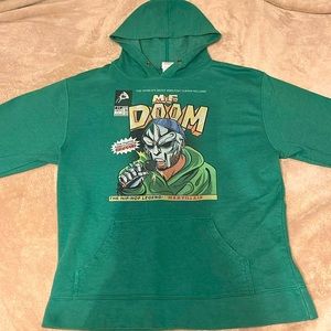 Vintage green MF Doom hoodie